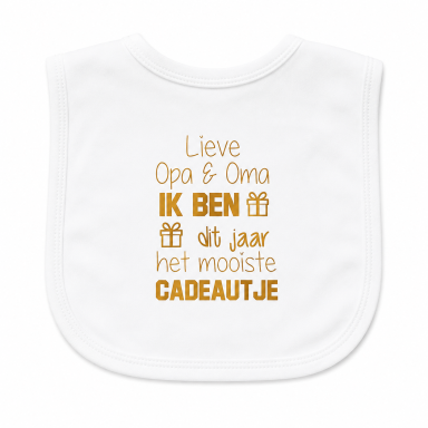 Baby Slabbetje met tekst 